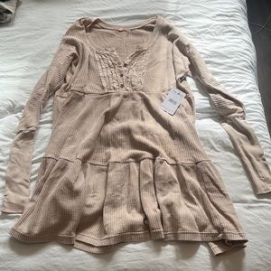 Small cream free people dress